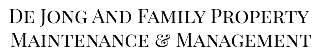 De Jong And Family Property Maintenance & Management